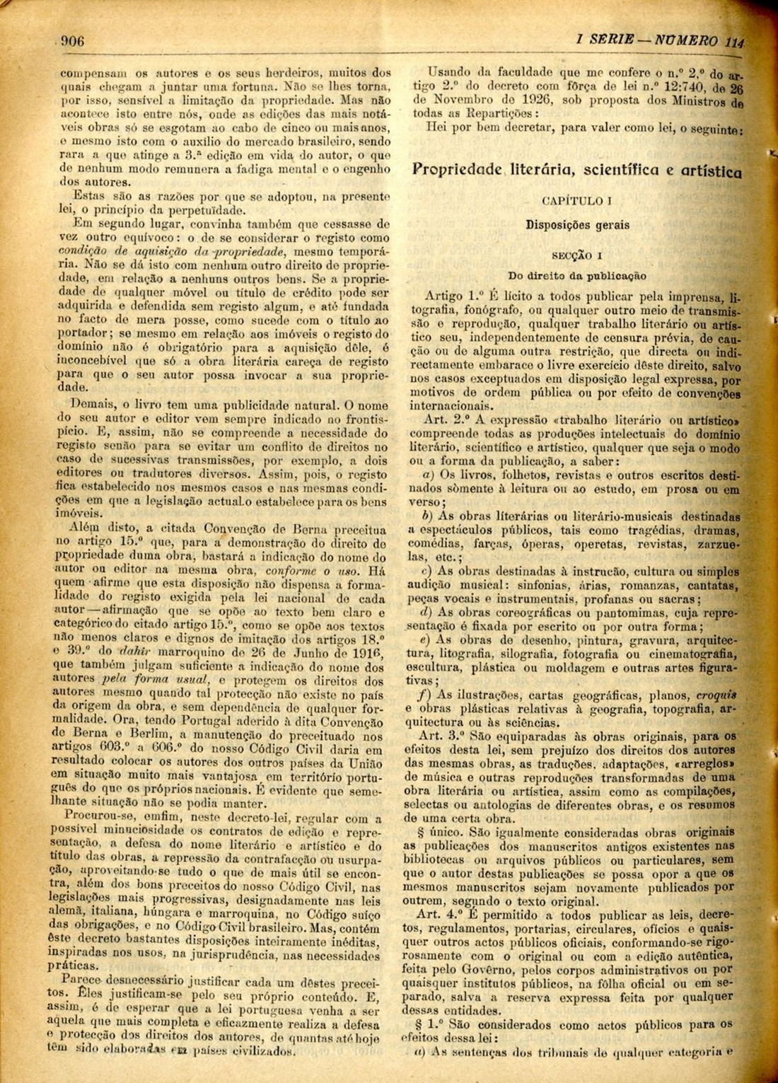 Hemeroteca Digital - Decreto n.º 13.725, de 27 de Maio de 1927