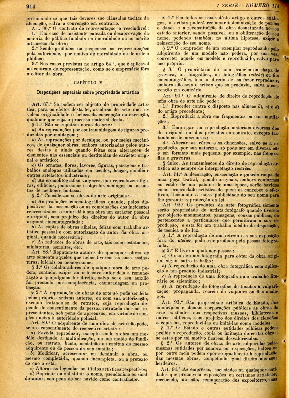 Hemeroteca Digital - Decreto n.º 13.725, de 27 de Maio de 1927