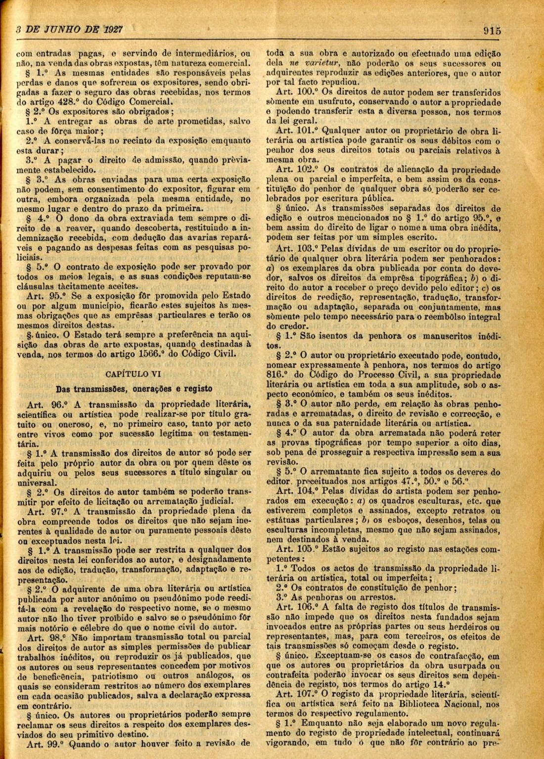 Hemeroteca Digital - Decreto n.º 13.725, de 27 de Maio de 1927