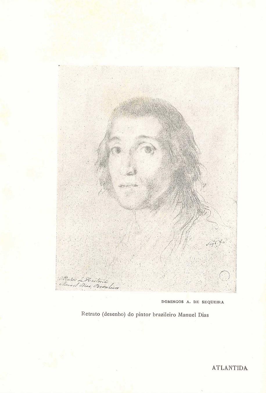 Domingos A. Sequeira : retrato do pintor brasileiro Manuel Dias [144 KB] 