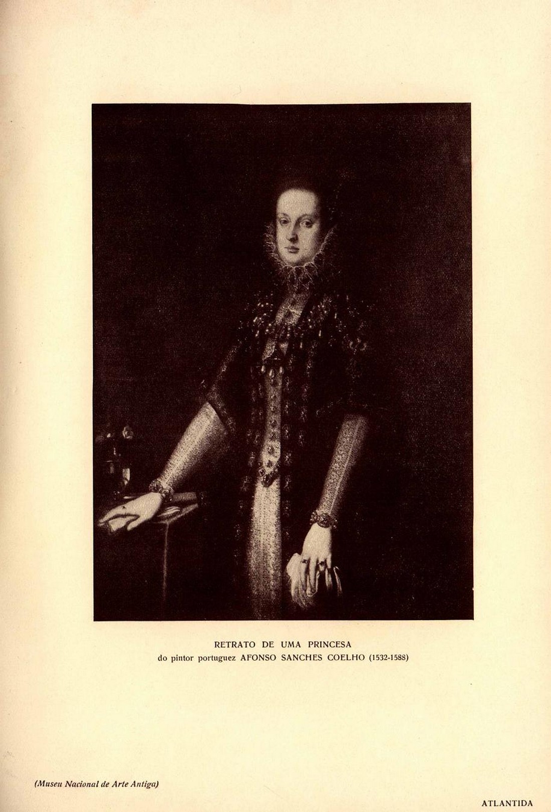 Retrato de uma princesa, do pintor Afonso Sanches Coelho [299 KB] 